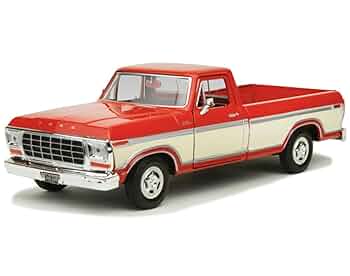Amazon.com: 1979 F-150 Custom Pickup Truck Orange and Cream